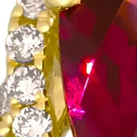 Ring featuring 4 ct. t.w. Pomegranate Garnet™, 1/2 ct. t.w. Nude Diamonds™ set in 14K Honey Gold™