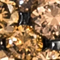 Earrings featuring 3/8 ct. tw. Chocolate Diamonds®, 3/8 ct. t.w. Nude Diamonds™ set in 14K Vanilla Gold®