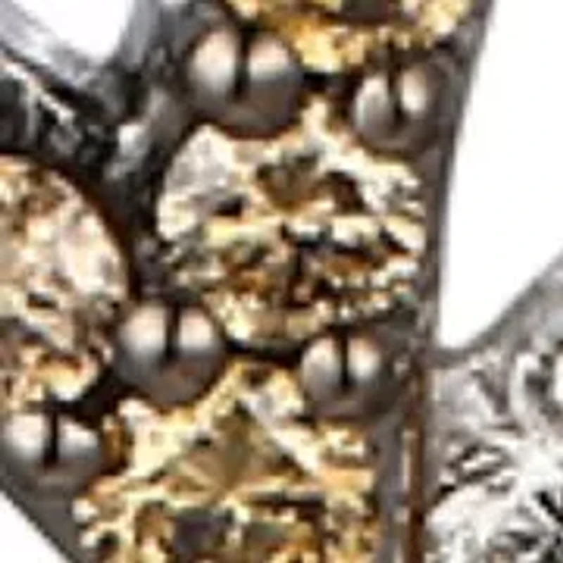 Heart Pendant featuring 1/5 ct. t.w. Nude Diamonds™, 1/5 ct. t.w. Chocolate Diamonds® set in 14K Vanilla Gold®