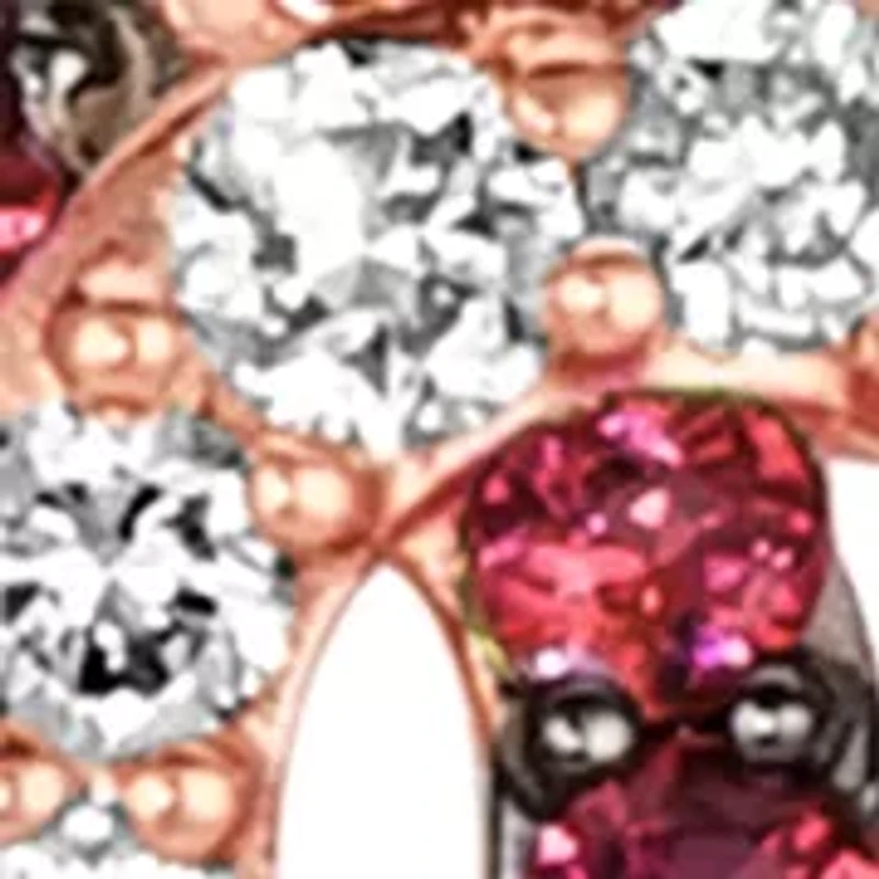 1/3 ct. t.w. Passion Ruby™, 1/4 ct. t.w. Nude Diamonds™ Pendant Necklace in 14K Strawberry Gold®