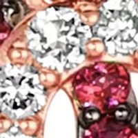 1/3 ct. t.w. Passion Ruby™, 1/4 ct. t.w. Nude Diamonds™ Pendant Necklace in 14K Strawberry Gold®