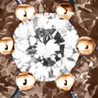 Chocolatier® Pendant featuring 1/6 ct. t.w. Vanilla Diamonds®, 1/3 ct. t.w. Chocolate Diamonds® set in 14K Strawberry Gold®