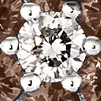 Chocolatier® Flower Pendant featuring 1/6 ct. t.w. Vanilla Diamonds®, 1/3 ct. t.w. Chocolate Diamonds® set in 14K Vanilla Gold®