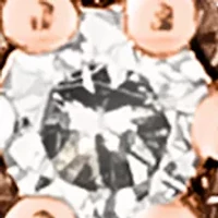  Chocolatier® Earrings featuring 1/3 ct. t.w. Vanilla Diamonds®, 5/8 ct. t.w. Chocolate Diamonds® set in 14K Strawberry Gold®