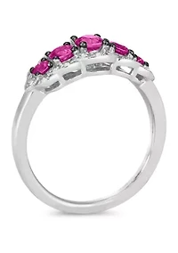  Ring featuring 5/8 ct. t.w. Passion Ruby™, 1/6 ct. t.w. Nude Diamonds™ set in 14K Vanilla Gold®