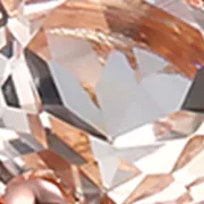 Ring featuring 1 3/8 cts. Peach Morganite™, 3/8 cts. Vanilla Diamonds® set in 14K Strawberry Gold®