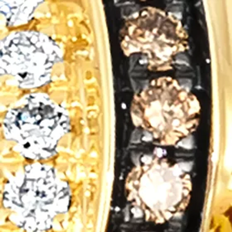  3/8 ct. t.w. Diamond  Faux Stack Ring in 14K Yellow Gold 