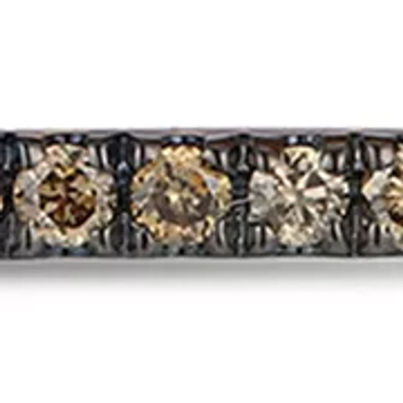 1/6 ct. t.w. Chocolate Diamonds® and Nude Diamonds™ Bar Necklace in 14K Honey Gold™