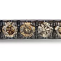 1/6 ct. t.w. Chocolate Diamonds® and Nude Diamonds™ Bar Necklace in 14K Honey Gold™
