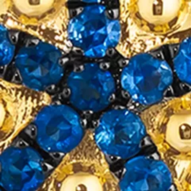 Starfish Pendant Necklace featuring 1/2 ct. t.w. Blueberry Sapphire™ in 14K Honey Gold™