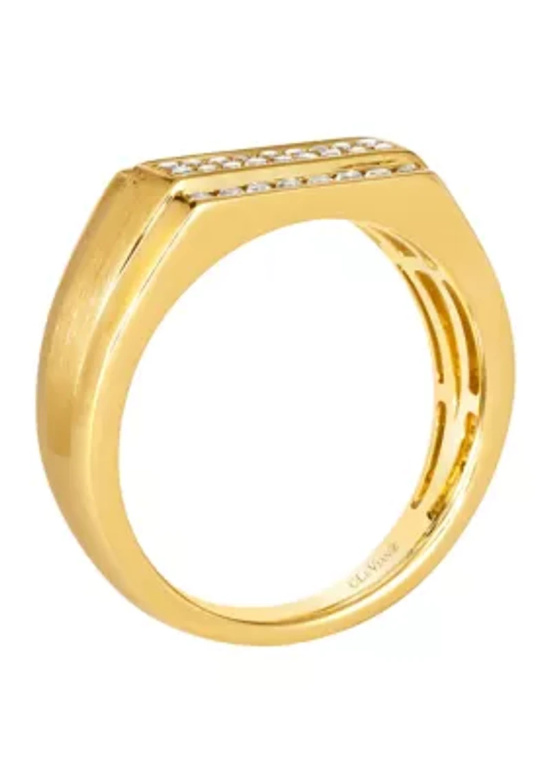 Men's Ring featuring 3/8 ct. t.w. Nude Diamonds™  in 14K Honey Gold™