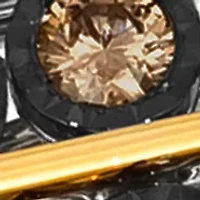 1/4 ct. t.w. Chocolate Diamonds® Chocolatier® Ring in Two Tone Gold