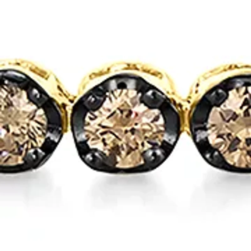 2.5 ct. t.w. Chocolate Diamonds® Chocolatier® Bracelet set in 14K Honey Gold™
