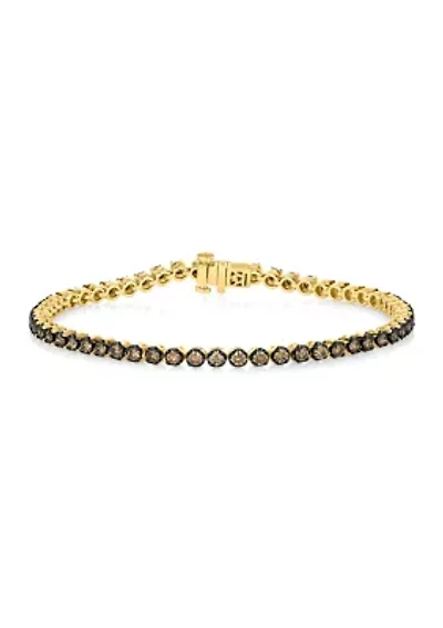 2.5 ct. t.w. Chocolate Diamonds® Chocolatier® Bracelet set in 14K Honey Gold™