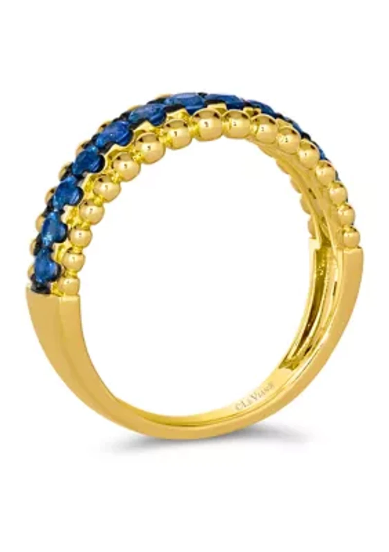 3/4 ct. t.w. Blueberry Sapphire™ Ring in 14K Honey Gold™