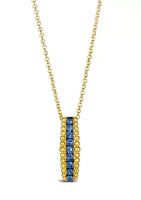 1/2 ct. t.w. Blueberry Sapphire™ Necklace in 14K Honey Gold™
