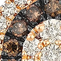 5/8 ct. t.w. Nude Diamonds™, 1/3 ct. t.w. Chocolate Diamonds® Stud Earrings in 14K Strawberry Gold®