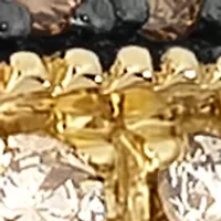1/2 ct. t.w. Chocolate Diamonds®, 1/3 ct. t.w. Nude Diamonds™ Band Ring in 14K Honey Gold™