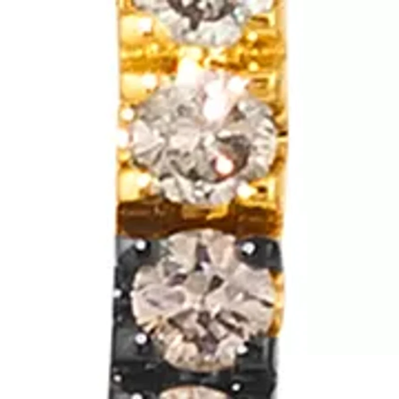 1/2 ct. t.w. Chocolate Ombré Diamonds® Ombré Earrings in 14K Honey Gold™