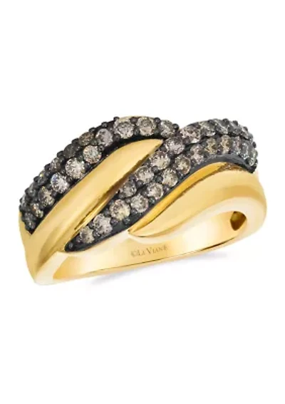3/4 ct. t.w. Chocolate Diamonds® Ring in 14K Honey Gold™
