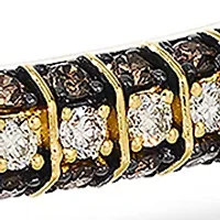 Snake Bangle featuring 1/20 ct. t.w. Blueberry Sapphire™, 1.38 ct. t.w. Chocolate Diamonds®, 5/8 ct. t.w. Nude Diamonds™ set in 14K Honey Gold™