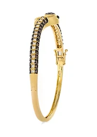 Snake Bangle featuring 1/20 ct. t.w. Blueberry Sapphire™, 1.38 ct. t.w. Chocolate Diamonds®, 5/8 ct. t.w. Nude Diamonds™ set in 14K Honey Gold™