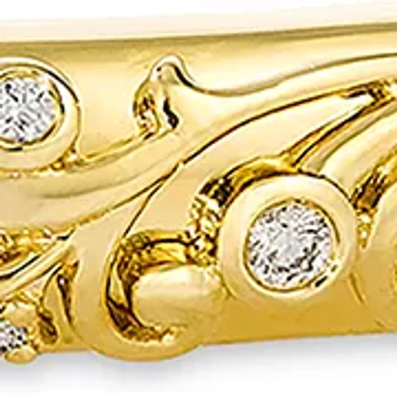1/3 ct. t.w. Nude Diamonds™ Bangle Bracelet in 14K Honey Gold™