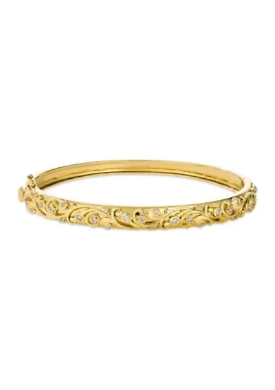 1/3 ct. t.w. Nude Diamonds™ Bangle Bracelet in 14K Honey Gold™