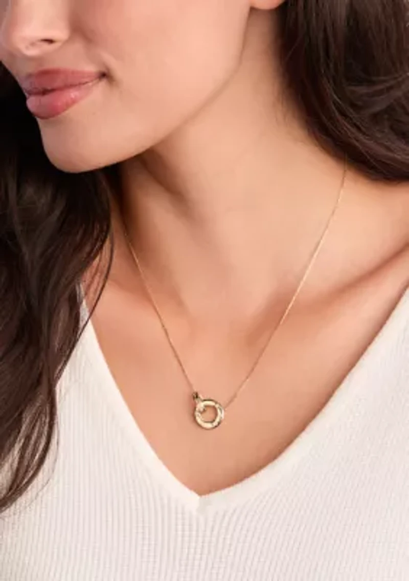  Adjustable Necklace featuring 1/10 ct. t.w. Nude Diamonds™  set in 14K Honey Gold™