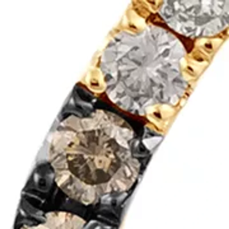3/4 ct. t.w. Chocolate Ombré Diamonds® Ombré Pendant Necklace in 14K Honey Gold™