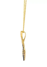 3/4 ct. t.w. Chocolate Ombré Diamonds® Ombré Pendant Necklace in 14K Honey Gold™