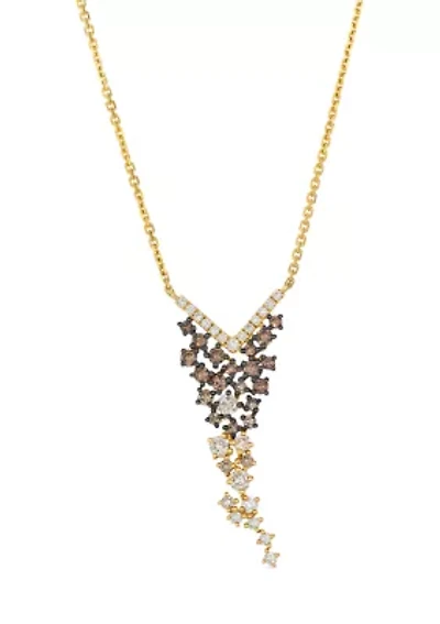  Necklace featuring 3/4 ct. t.w. Chocolate Ombré Diamonds® set in 14K Honey Gold™