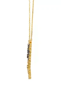  Necklace featuring 3/4 ct. t.w. Chocolate Ombré Diamonds® set in 14K Honey Gold™