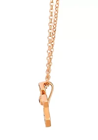Pendant featuring 1/6 ct. t.w. Nude Diamonds™ set in 14K Strawberry Gold®
