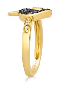 Ring featuring 1/5 ct. t.w. Chocolate Diamonds®, 1/10 ct. t.w. Nude Diamonds™ set in 14K Honey Gold™