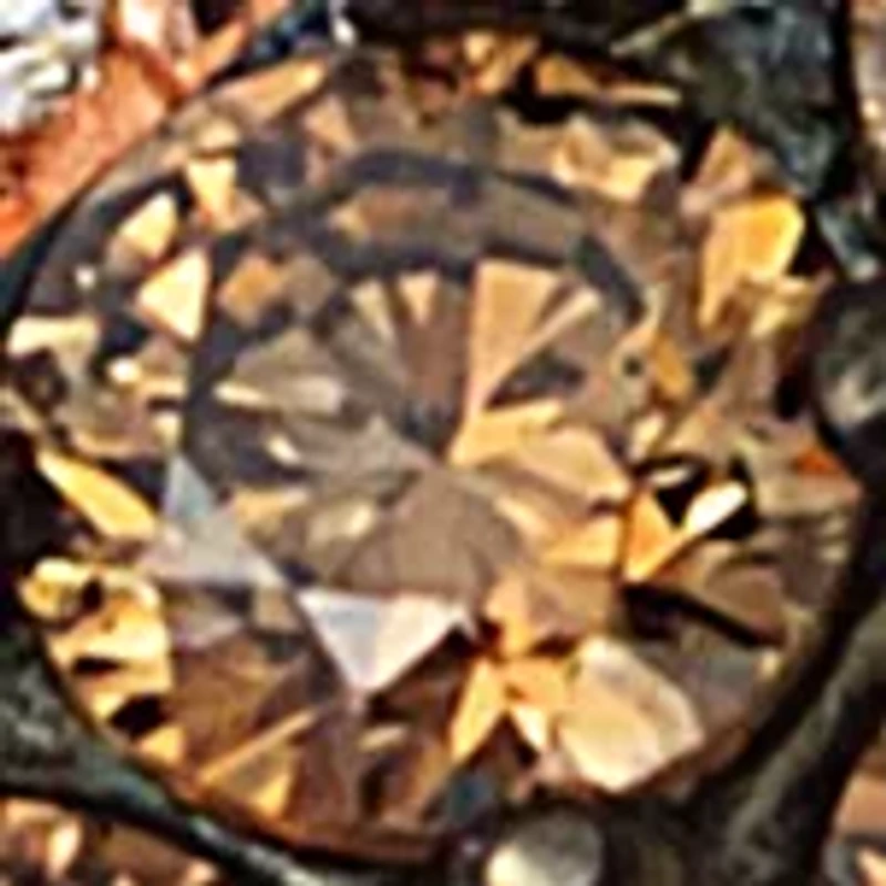 Chocolate Diamonds® and Vanilla Diamonds® Ring in 14k Strawberry Gold®