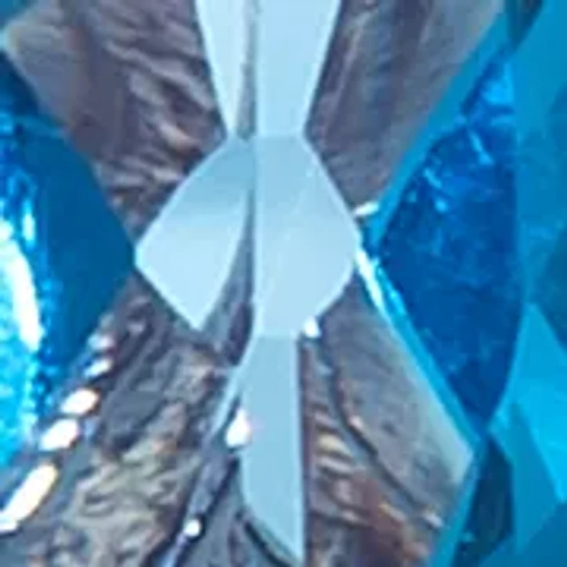 Chocolatier® Earrings featuring 1 cts. Deep Sea Blue Topaz™, 1/15 cts. Chocolate Diamonds®, 1/10 cts. Vanilla Diamonds® set in 14K Strawberry Gold®