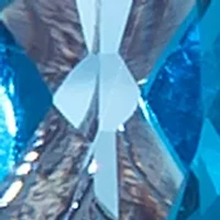 Chocolatier® Earrings featuring 1 cts. Deep Sea Blue Topaz™, 1/15 cts. Chocolate Diamonds®, 1/10 cts. Vanilla Diamonds® set in 14K Strawberry Gold®