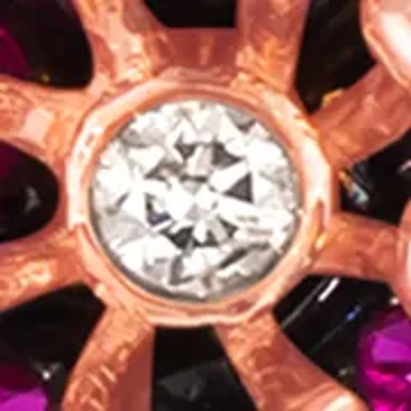 Pendant featuring 1 cts. Passion Ruby®, Nude Diamonds™ set in 14K Strawberry Gold®