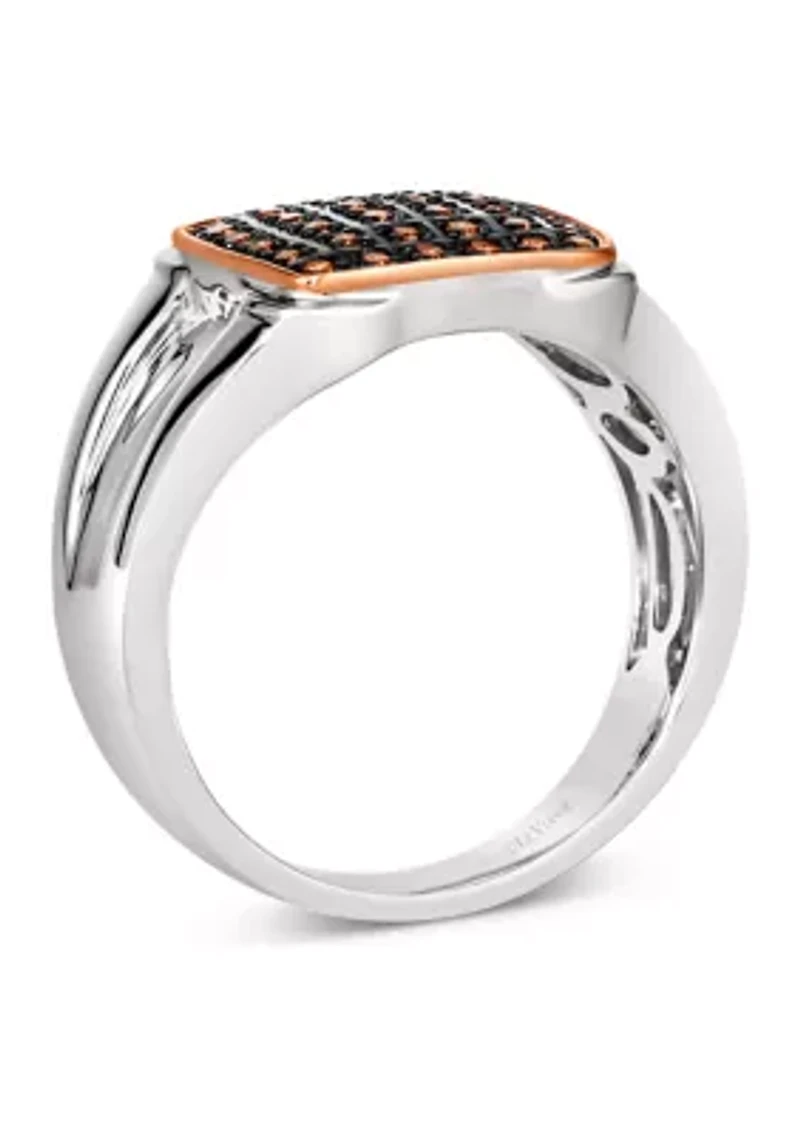 Chocolatier® Ring featuring 1/4 ct. t.w. Chocolate Diamonds® set in 14K Strawberry Gold®