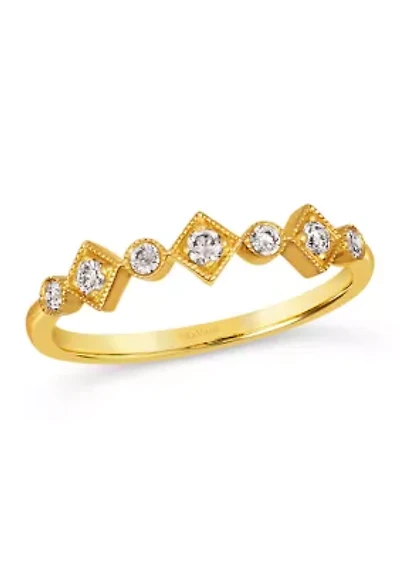 Ring featuring 1/5 cts. Nude Diamonds™ set in 14K Honey Gold™