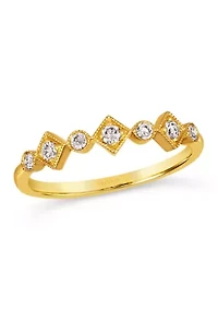 Ring featuring 1/5 cts. Nude Diamonds™ set in 14K Honey Gold™