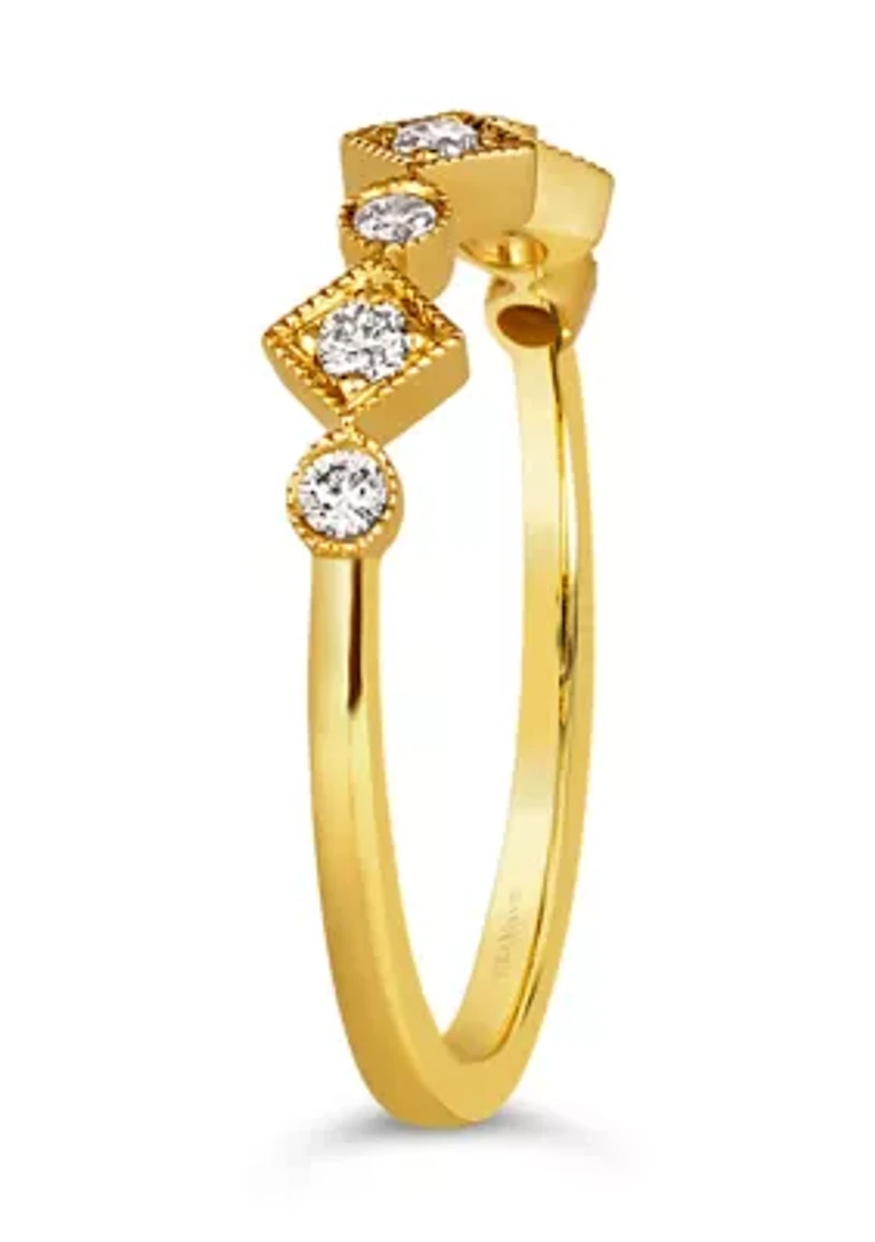 Ring featuring 1/5 cts. Nude Diamonds™ set in 14K Honey Gold™