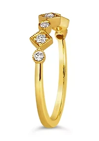 Ring featuring 1/5 cts. Nude Diamonds™ set in 14K Honey Gold™