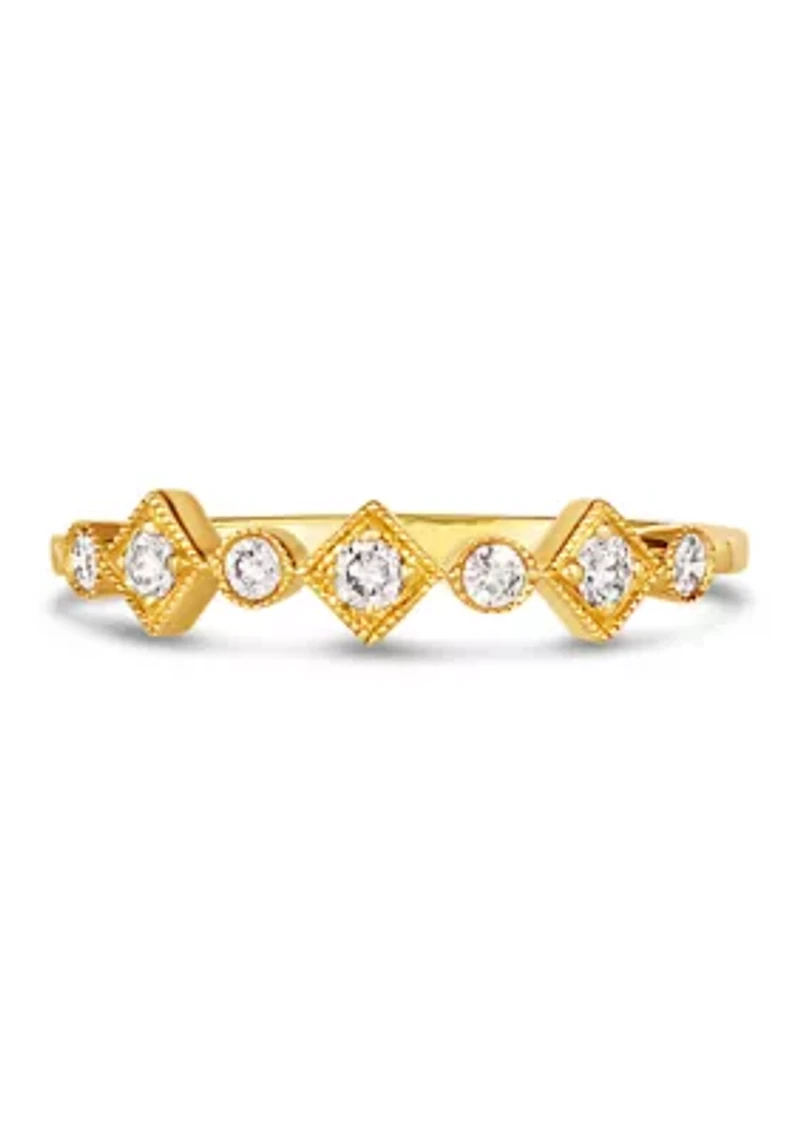Ring featuring 1/5 cts. Nude Diamonds™ set in 14K Honey Gold™