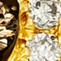 1/10 ct. t.w. Chocolate Diamonds®, 1/3 ct. t.w. Nude Diamonds™ Heart Ring in 14K Honey Gold™