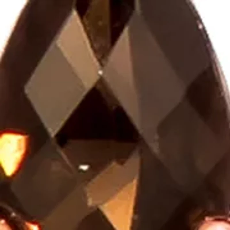 Earrings featuring 5/8 ct. t.w. Chocolate Quartz®, 5/8 ct. t.w. Nude Diamonds™, Chocolate Diamonds® set in 14K Strawberry Gold®