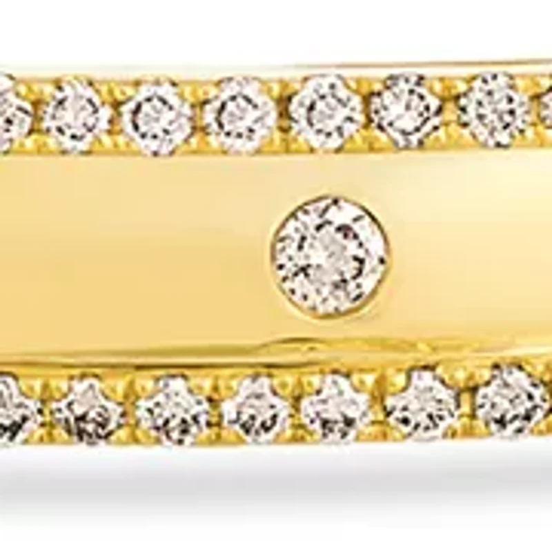 Bangle featuring 3/4 ct. t.w. Nude Diamonds™ set in 14K Honey Gold™