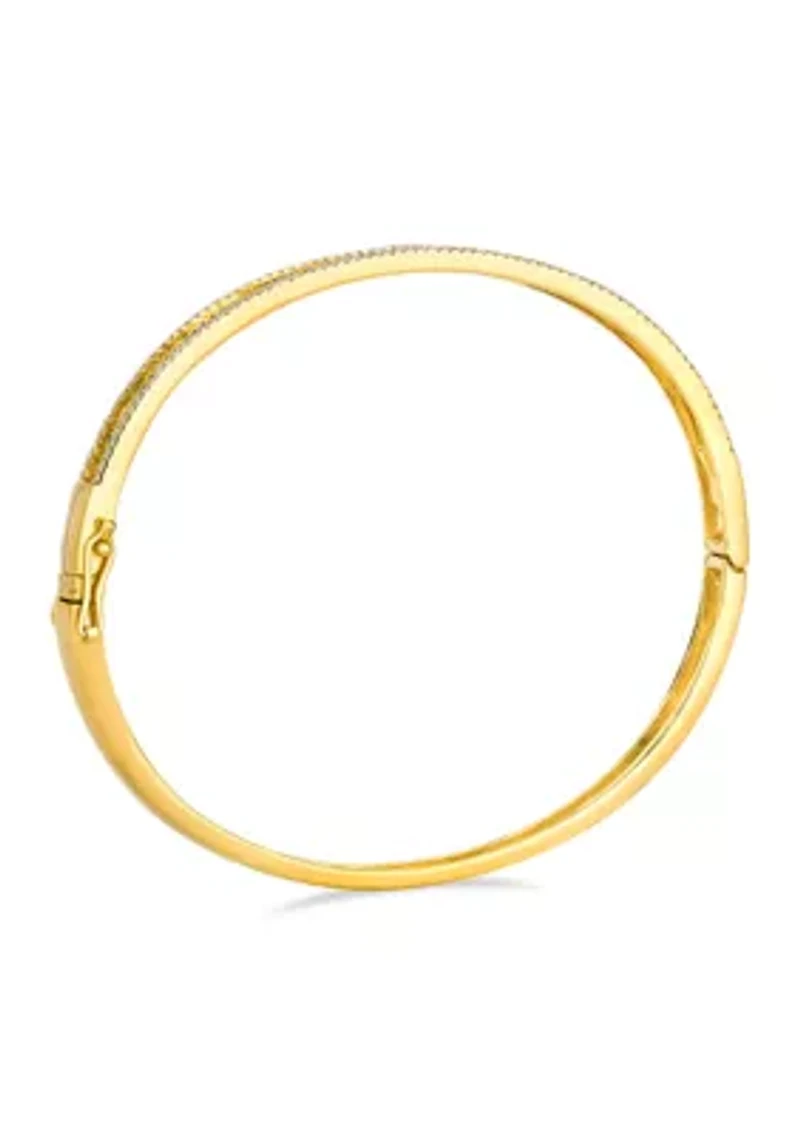 Bangle featuring 3/4 ct. t.w. Nude Diamonds™ set in 14K Honey Gold™