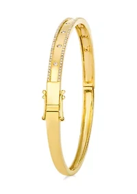 Bangle featuring 3/4 ct. t.w. Nude Diamonds™ set in 14K Honey Gold™